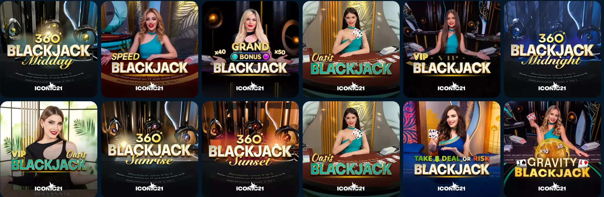 Aureon Play Casino live blackjack