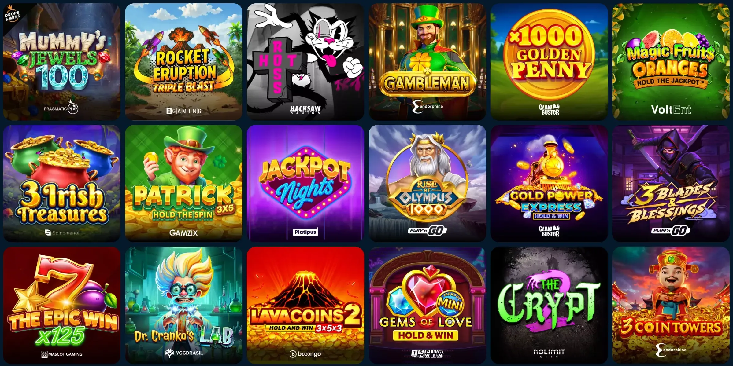 Aureon Play Casino nieuwe games