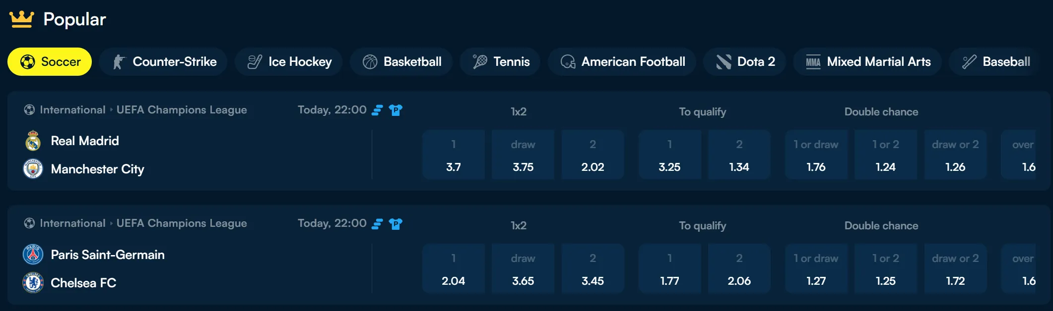 Aureon Play Casino sportweddenschappen interface